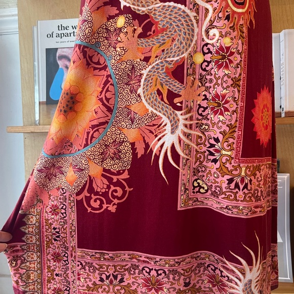 Johnny Was Dragon Print Tank Dress size M - Picture 9 of 13